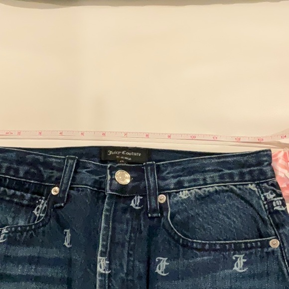 NWT Juicy Couture “JC” Printed All Over Jeans - Size 24 - Picture 8 of 8